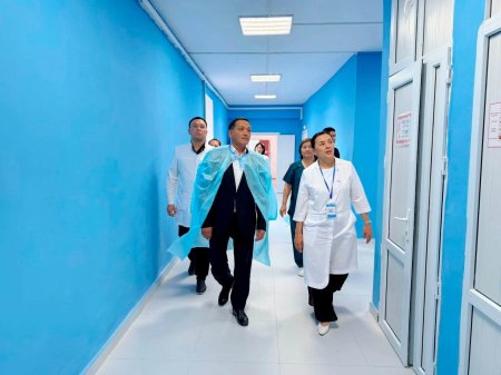 Аудан әкімі жөндеуден өткен терапия бөлімшесінің жұмысымен танысты