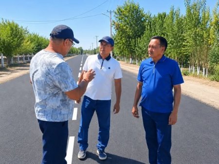 Шаған ауылында Ғ. Мұратбаев көшесі күрделі жөндеуден өтті