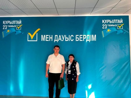 Қазалыда барлық сайлау учаскелерінде алғашқы дауыс берушілерге арнайы сыйлықтар берілуде