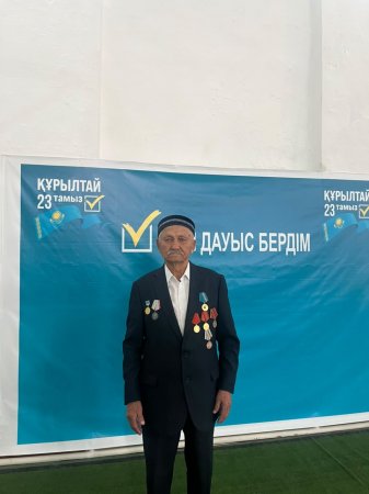 Тыл ардагері Мәлік Тілепов өз таңдауын жасады
