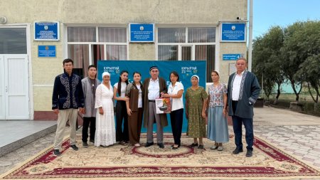 Сырдариялық «Әбсадықовтар» отбасы сайлауға белсенді қатысты