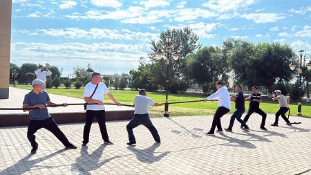 Ұлттық спорттық ойындар ұйымдастырылды