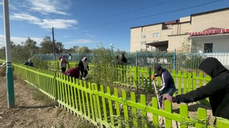 «Таза Қазақстан» экологиялық акциясы аясында сенбілік жұмыстары жүргізілді