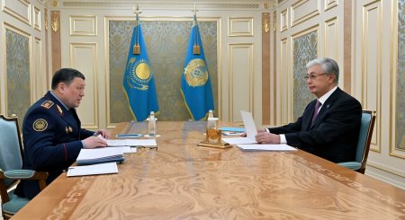 Мемлекет басшысы Ішкі істер министрі Ержан Сәденовті қабылдады